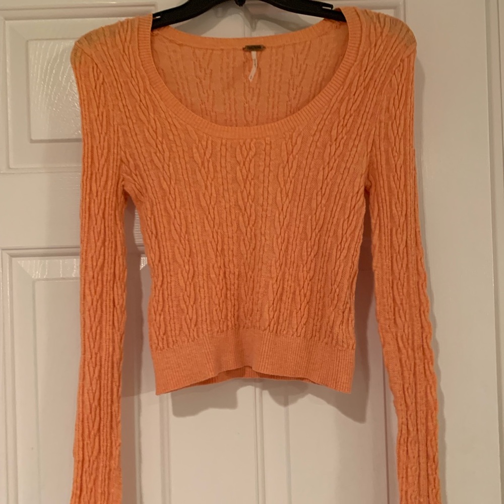 Free People Cropped Sweater